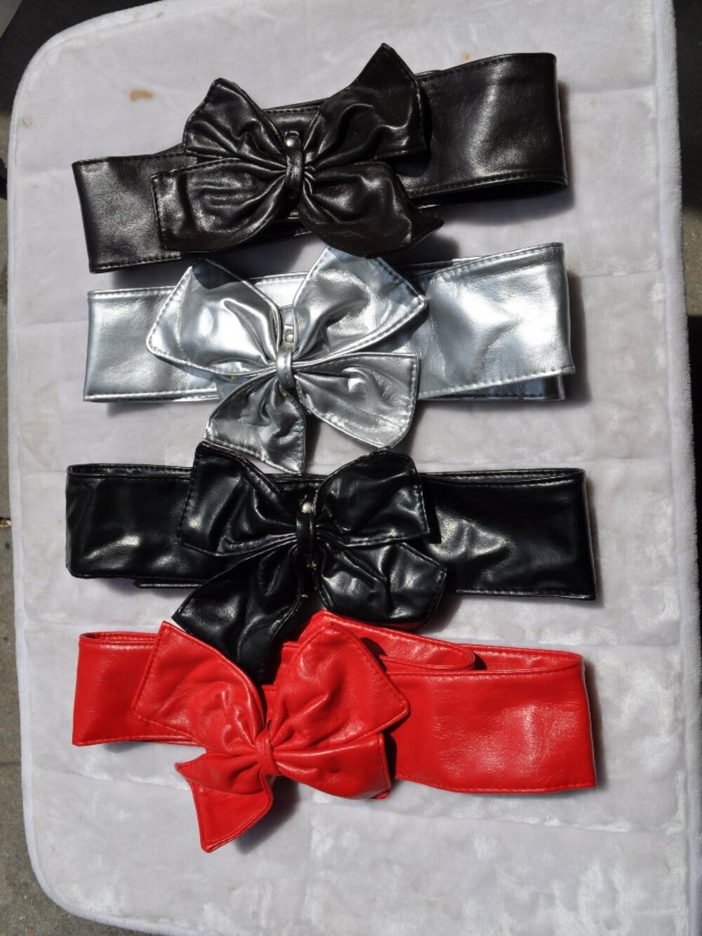 Women's Coquette Belt retro vintage Wide Waistband Bowknot 50's Pin Up Style